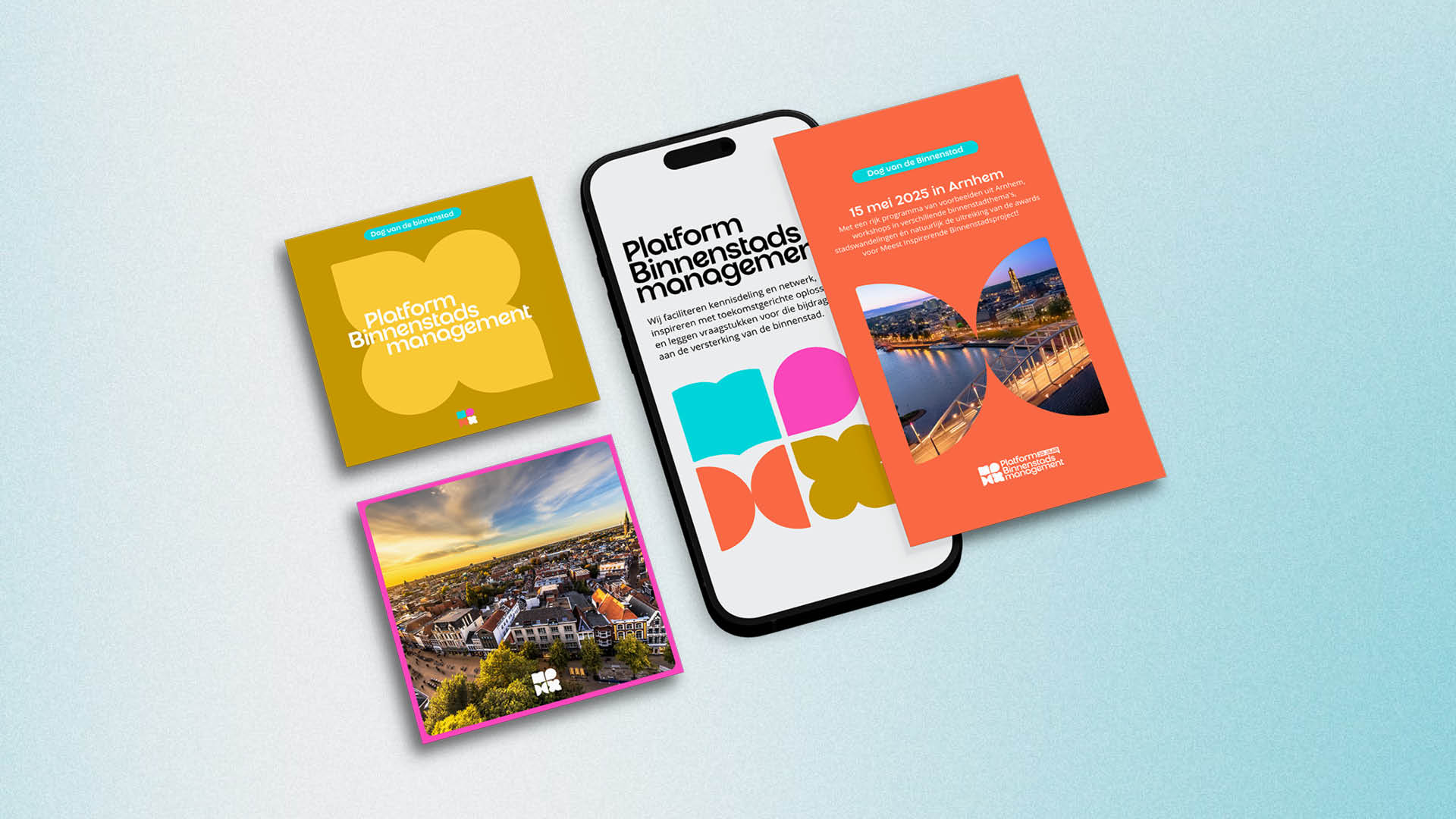 Platform Binnenstadsmanagment branding door De Design Spot - 2